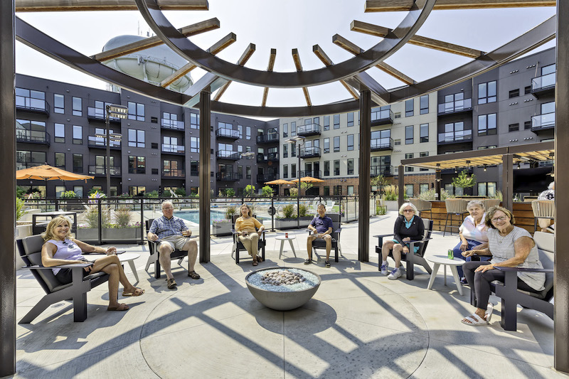 Outdoor amenity spaces are perfect for gatherings with family and friends.